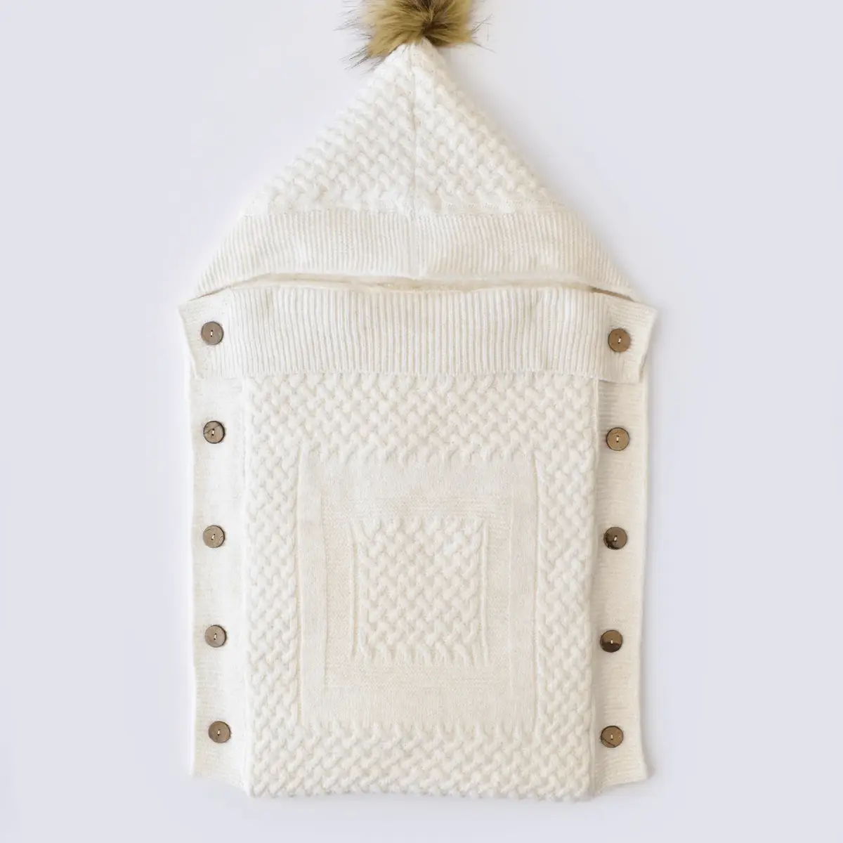 Bibaby Kundak Triko Elegance Ekru