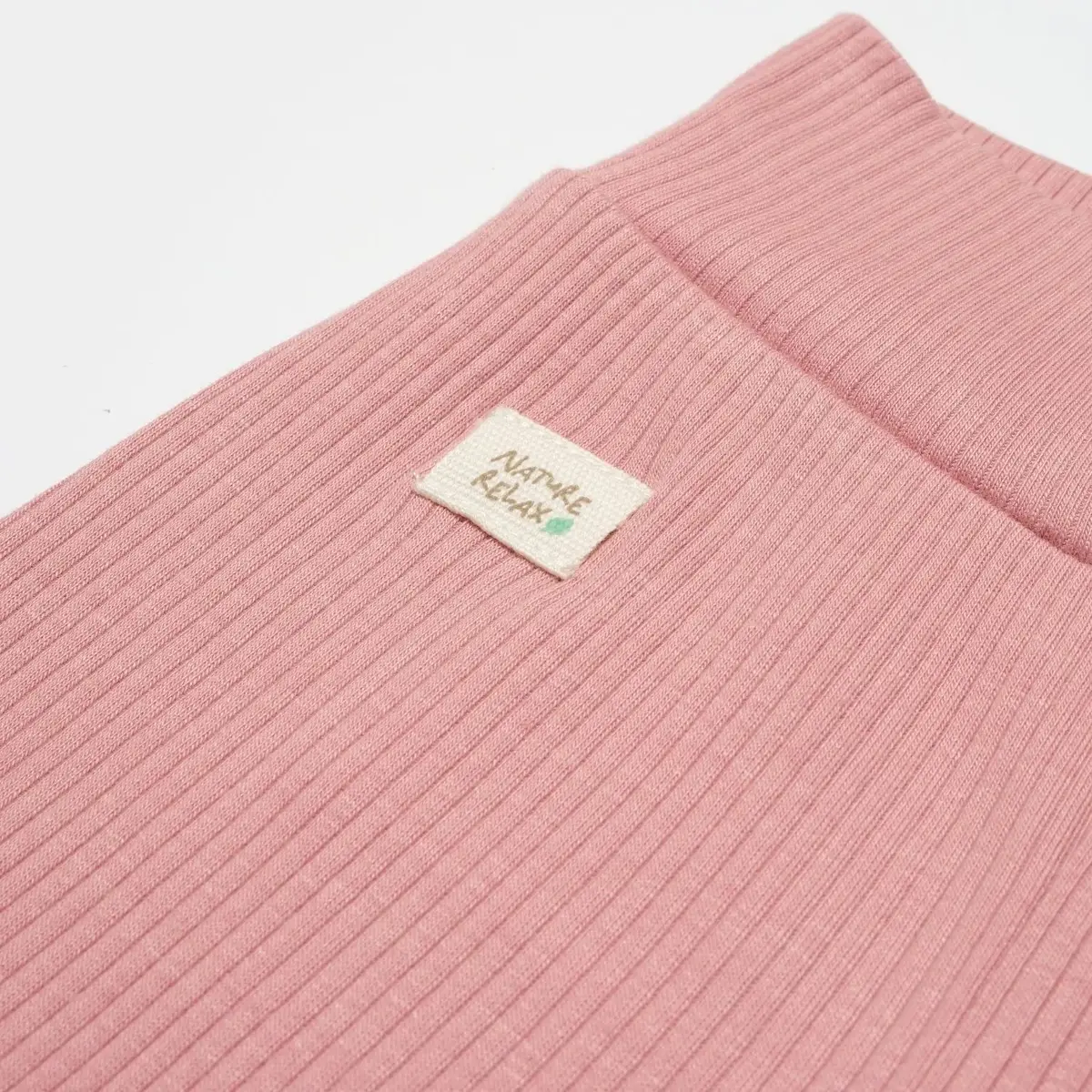 Bibaby Organik Pantolon Patikli Modal Nature Relax Mercan