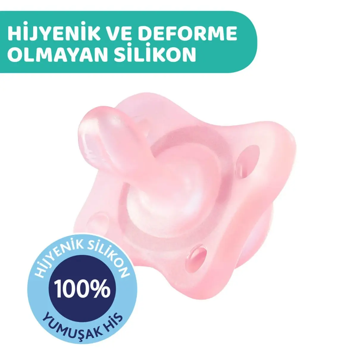 Chicco Physioforma Mini Soft Silikon Emzik 2li 2-6 Ay Kız