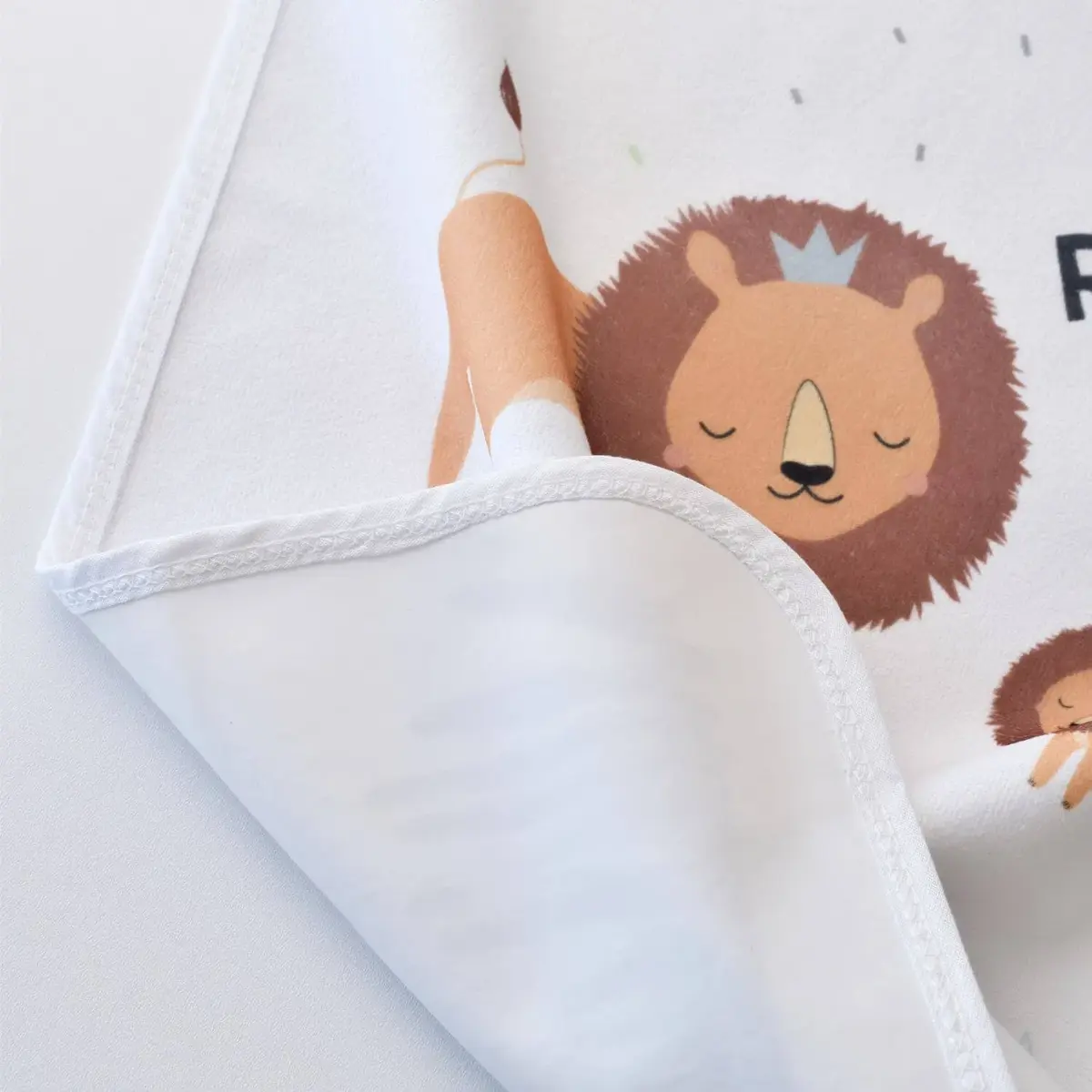 Bibaby Alt Açma Muşamba King Lion Ekru