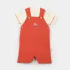 Bibaby Organik Salopet Sun Lets Sail Ekru - Mavi