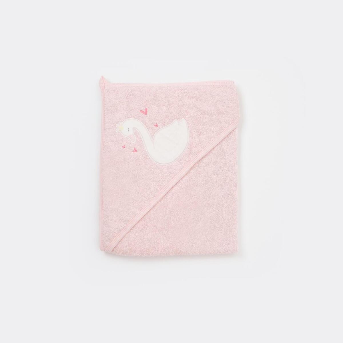 Bibaby Havlu Swan Pembe