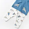 Bibaby Pijama Takımı Organik Caretta In Live İndigo