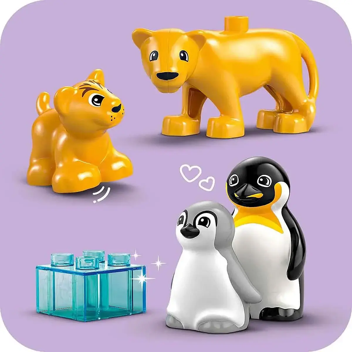 LEGO DUPLO Kasabası Vahşi Hayvan Aileleri: Penguenler ve Aslanlar 10442