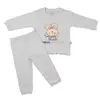 Albimini Pijama Takımı Mouse Mavi
