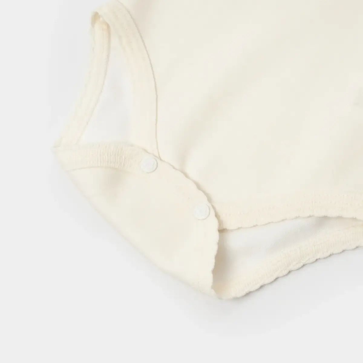 Bibaby Organik Body Kısa Kol Save The Seahorse Bej - Mint