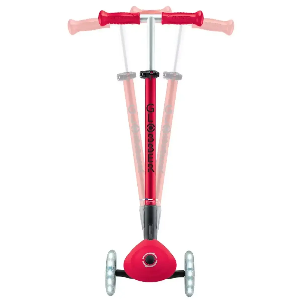 Globber Elite Deluxe Işıklı Scooter Kırmızı