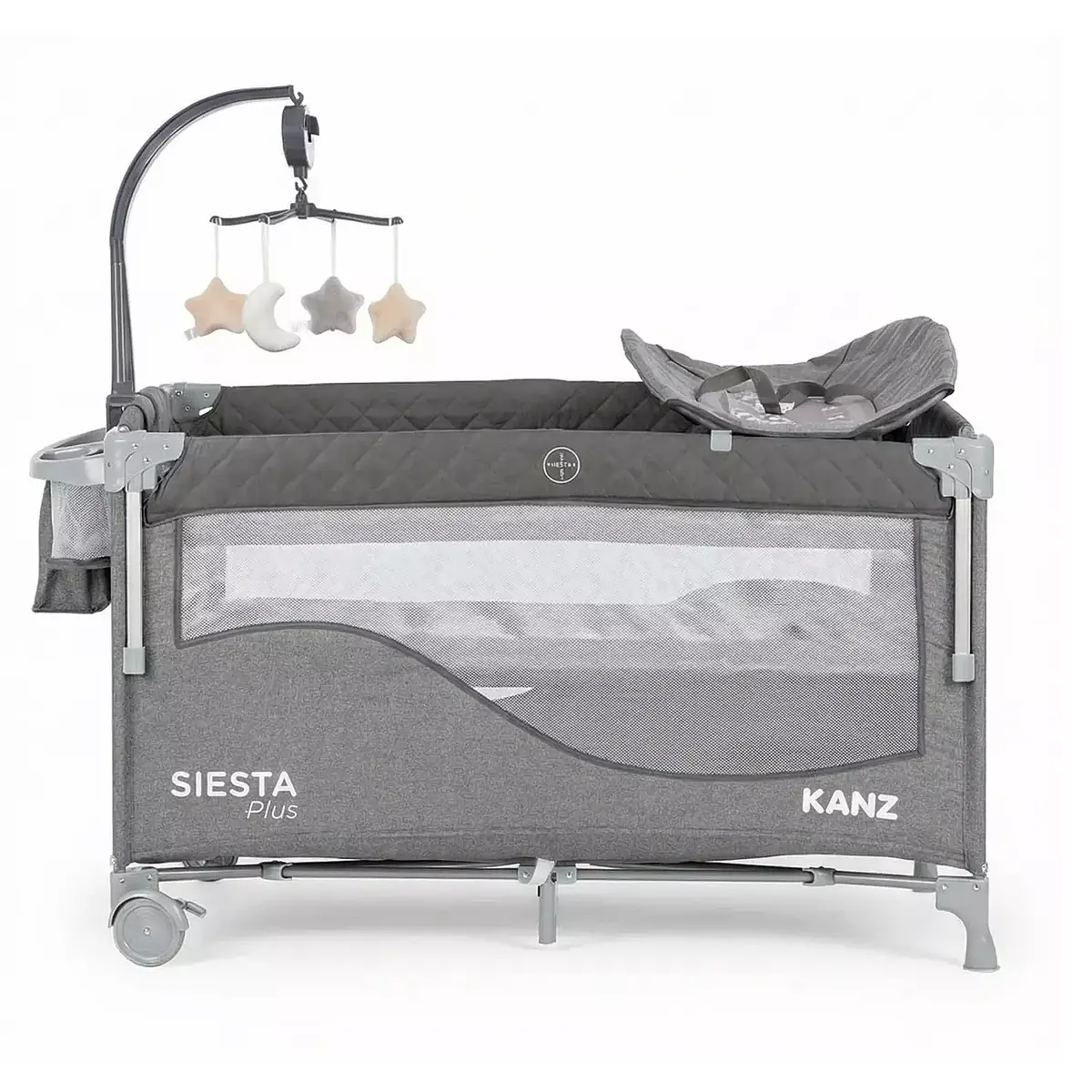 Kanz Siesta Plus Anne Yanı Oyun Parkı 70x120 cm Füme