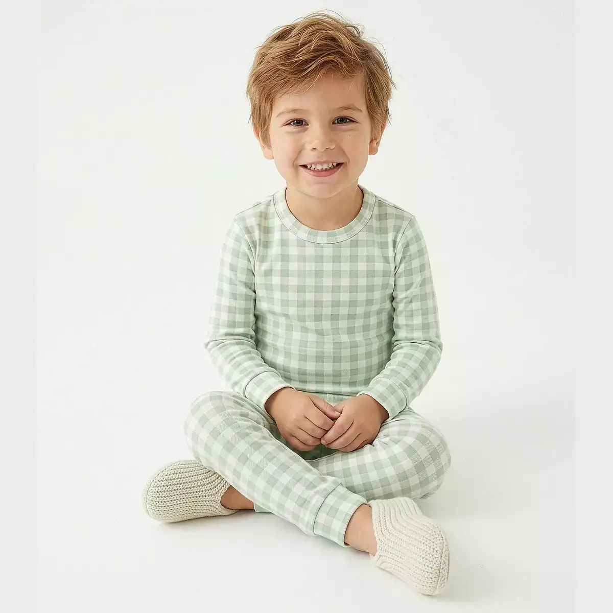 Ella Bonna Pijama Takımı Ekose