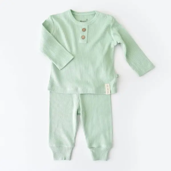 Bibaby Organik 2li Takım Soft Modal Yeşil