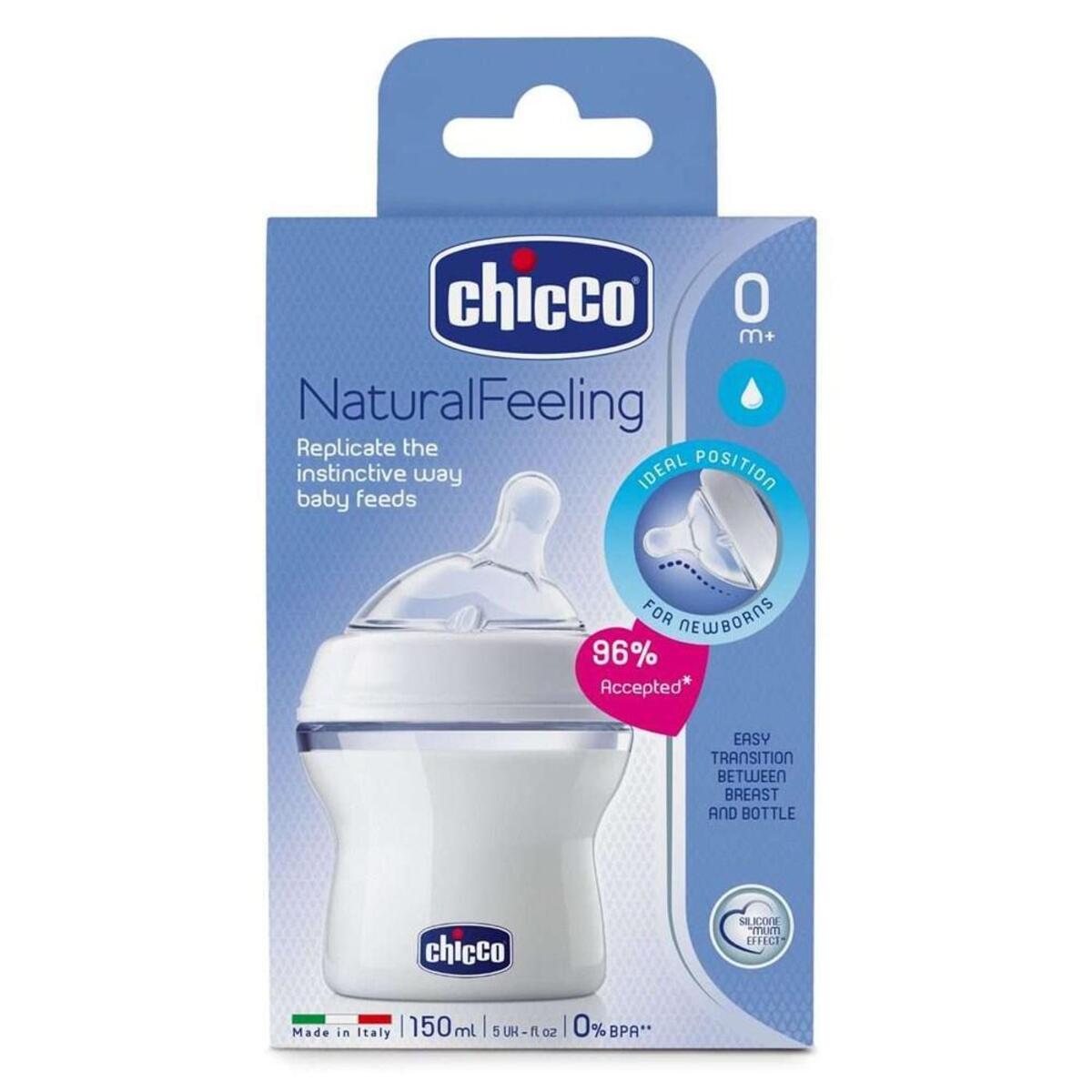 Chicco Natural Feeling Silikon Emzikli PP Biberon 150 ml 0+ Ay