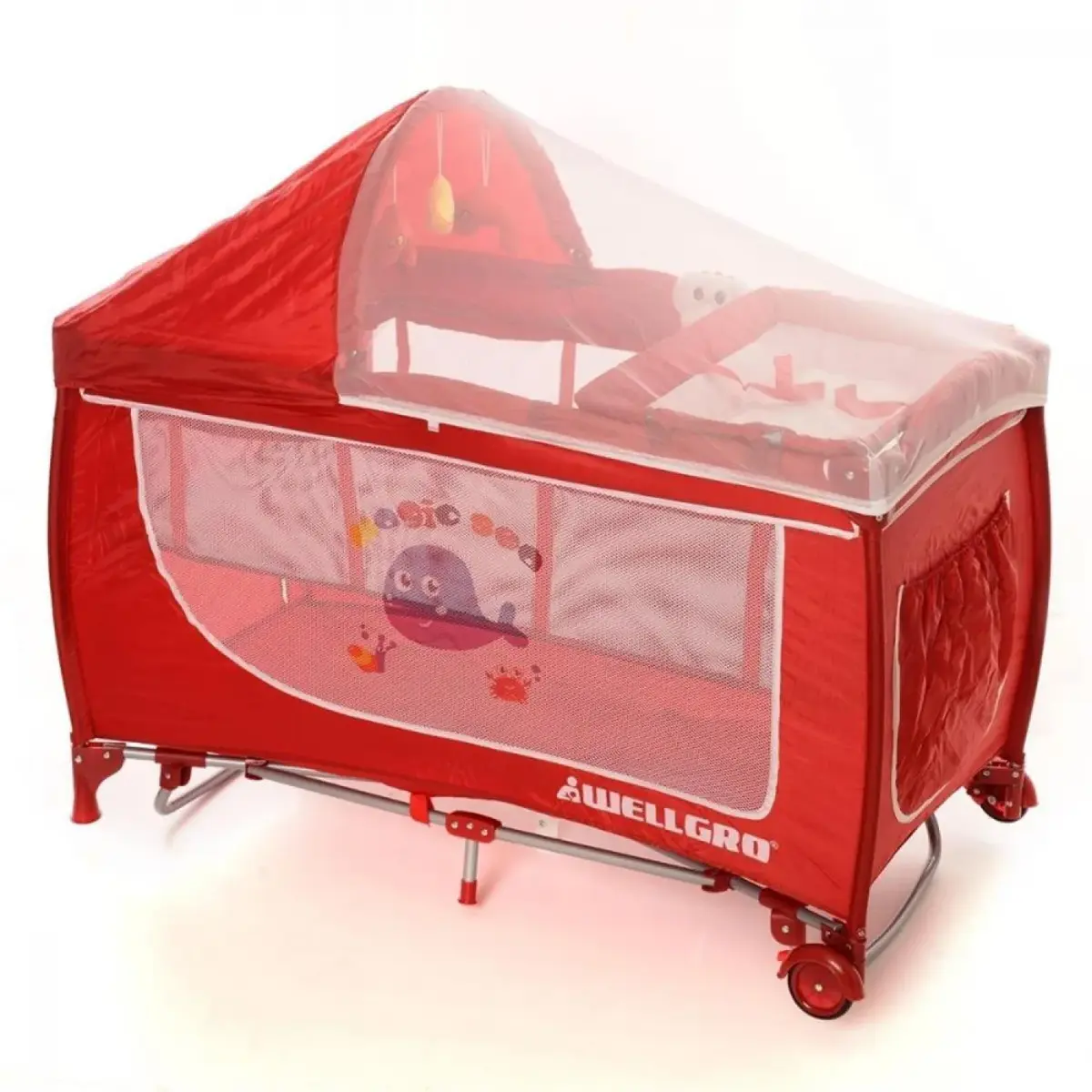 Wellgro Oyun Parkı 60x120 cm Kırmızı