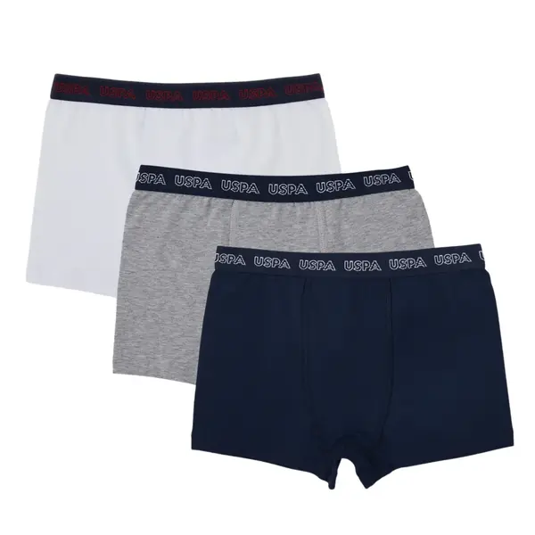 U.S. Polo Boxer 3lü Lacivert