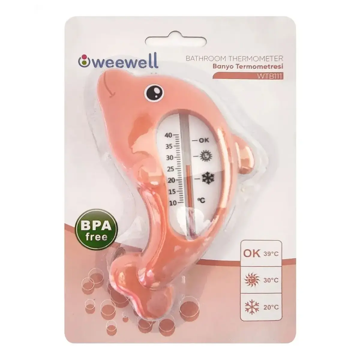 Weewell Banyo Termometresi Somon