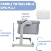 Chicco Next2Me Magic Evo Anne Yanı Beşik Grey Mist