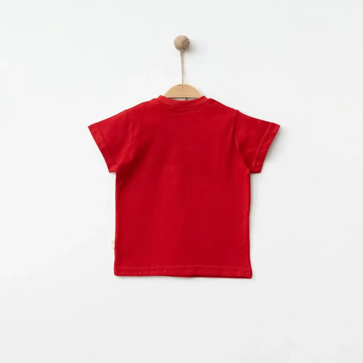 Bebolly T-shirt Happy Baskılı Kırmızı