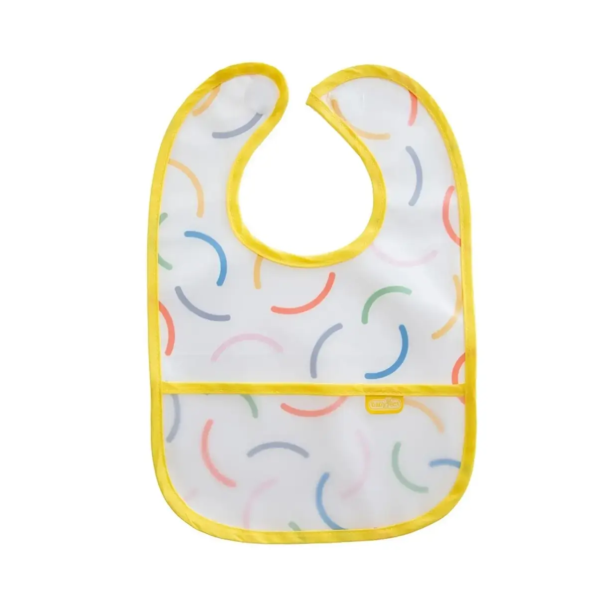 Babyjem Leke Tutmaz Önlük Sarı Gülen Yüz