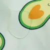 Babyjem Baskılı BLW Kolsuz Mama Önlüğü Avokado Desenli