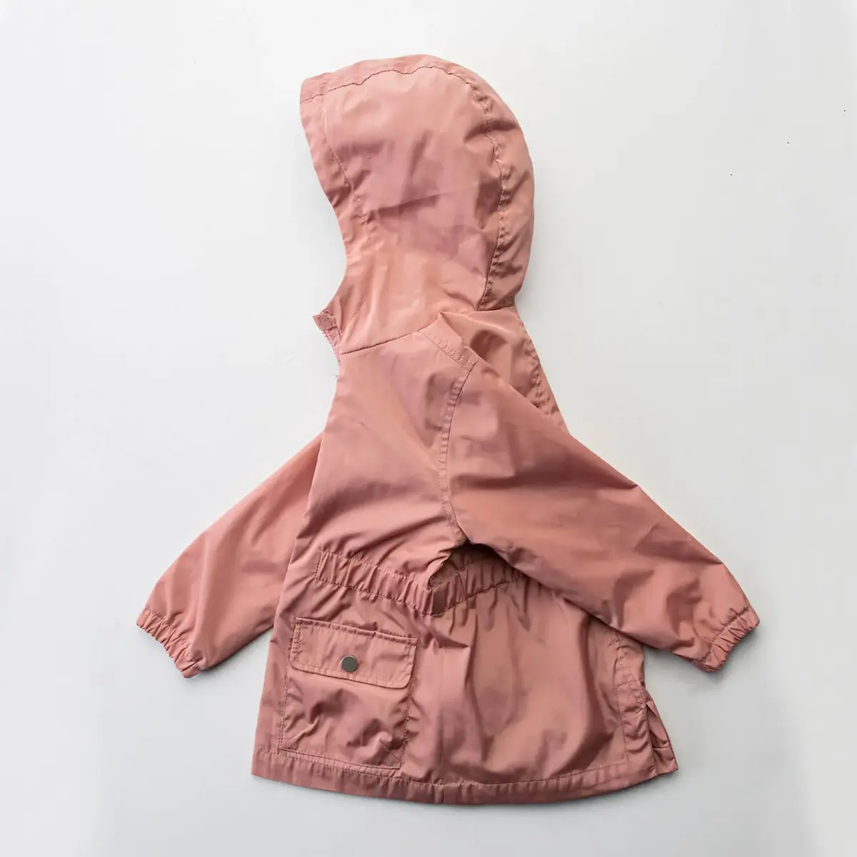 Midimod Yağmurluk Ponponlu Pembe