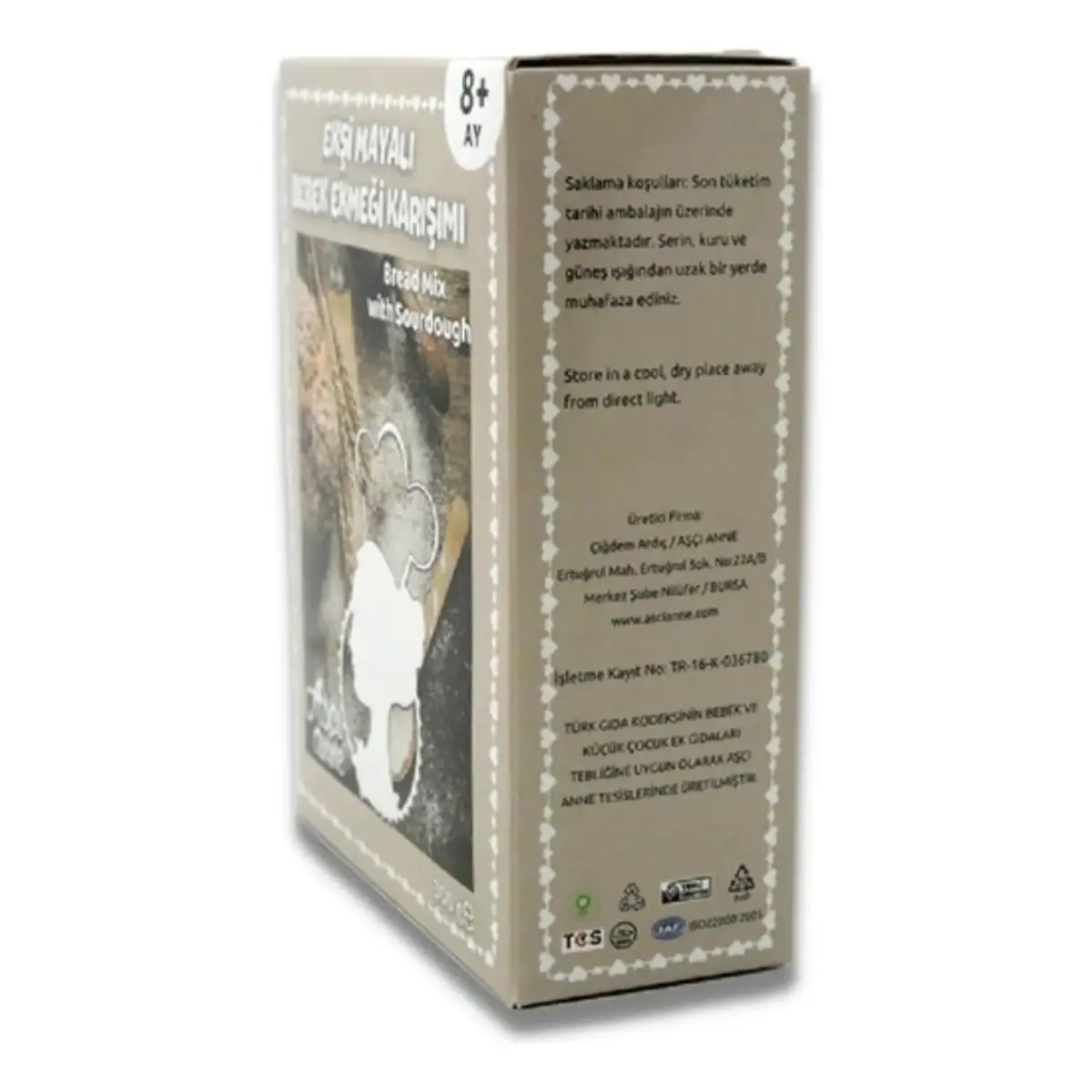Aşçı Anne Ekşi Mayalı Bebek Ekmeği Karışımı 300gr