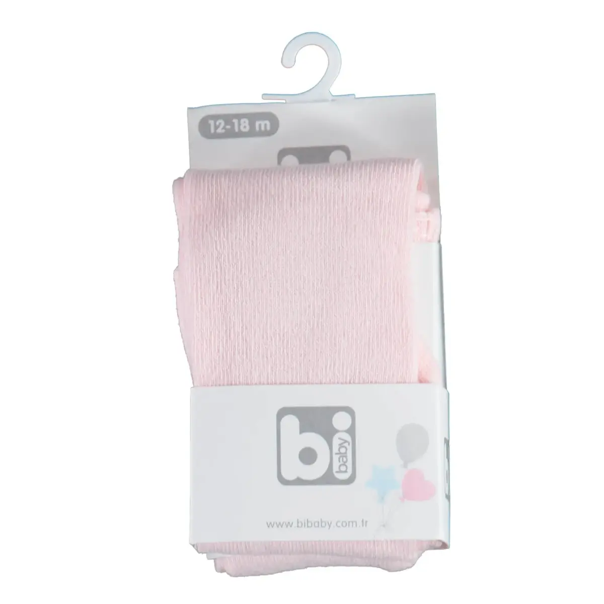 Bibaby Çorap Külotlu Klasik Düz Pembe