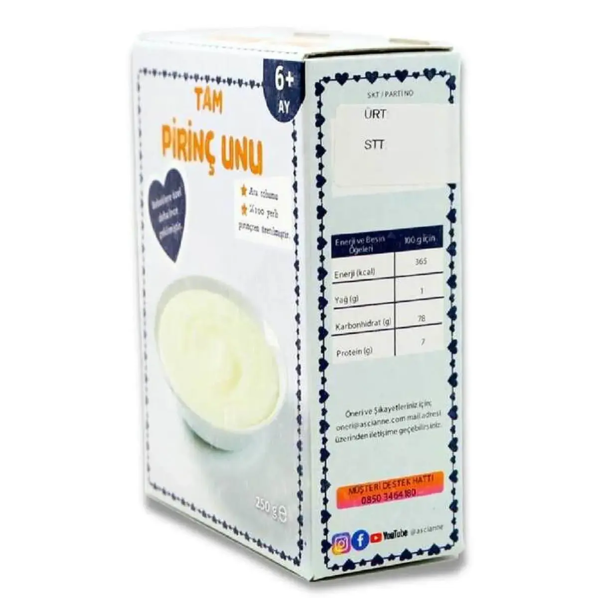 Aşçı Anne Pirinç Unu 250 gr