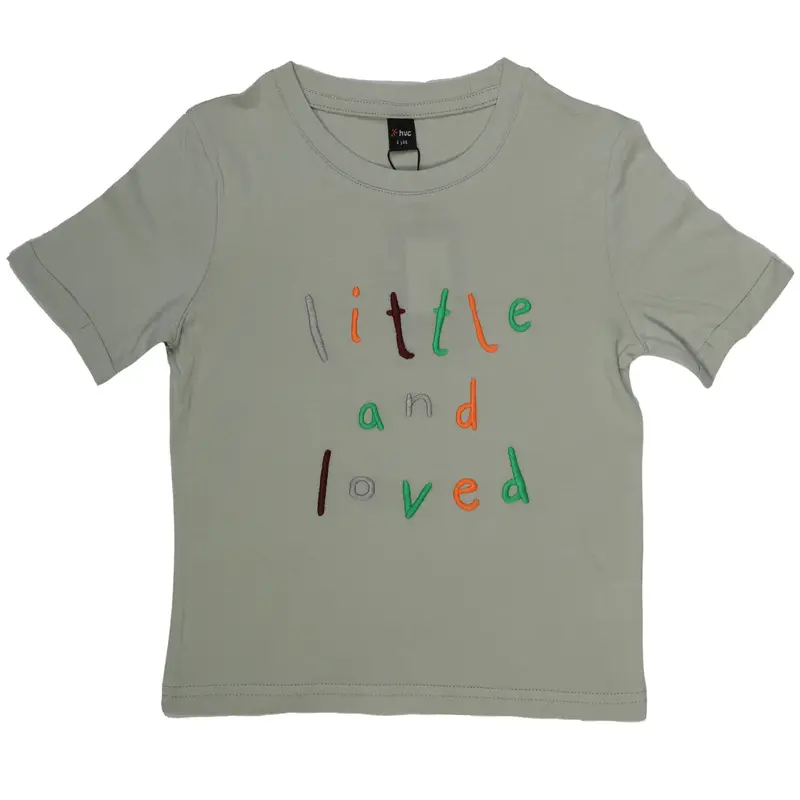 Hvc T-Shirt Little And Loved Yeşil