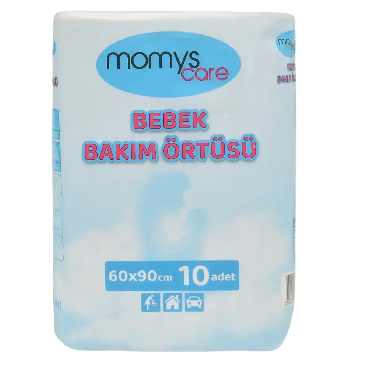 Momys Care Bebek Bakım Örtüsü 60*90 cm 10lu, Prima Premium Care Bebek Bezi 2 Beden Mini 4-8 Kg 60lı 