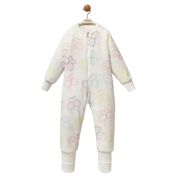 Moi Noi Uyku Tulumu Çoraplı 2,5 Tog Renkli Kelebek Desenli