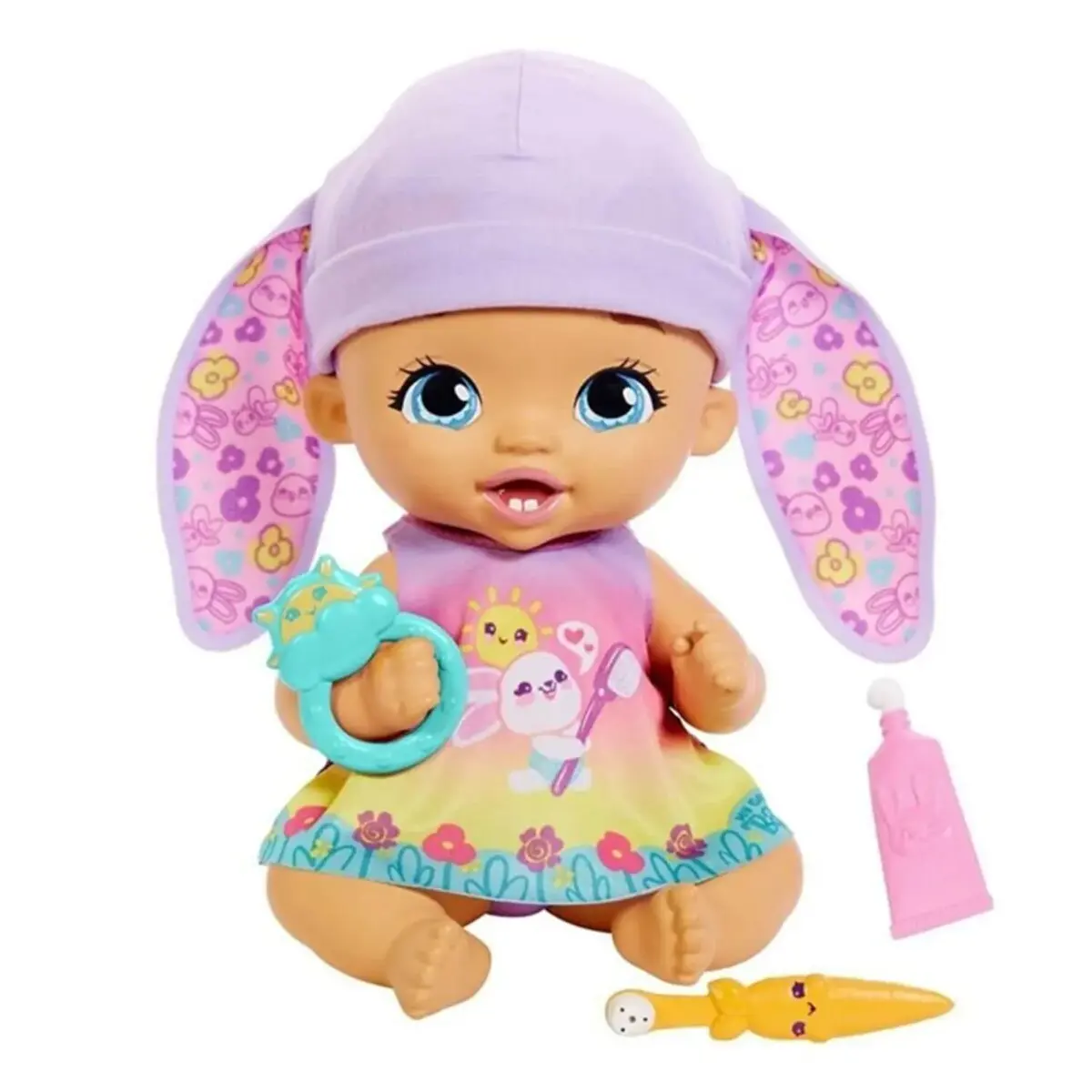 My Garden Baby Tavşan Bebeğimin Bakım Zamanı-Mor Bereli Bebek