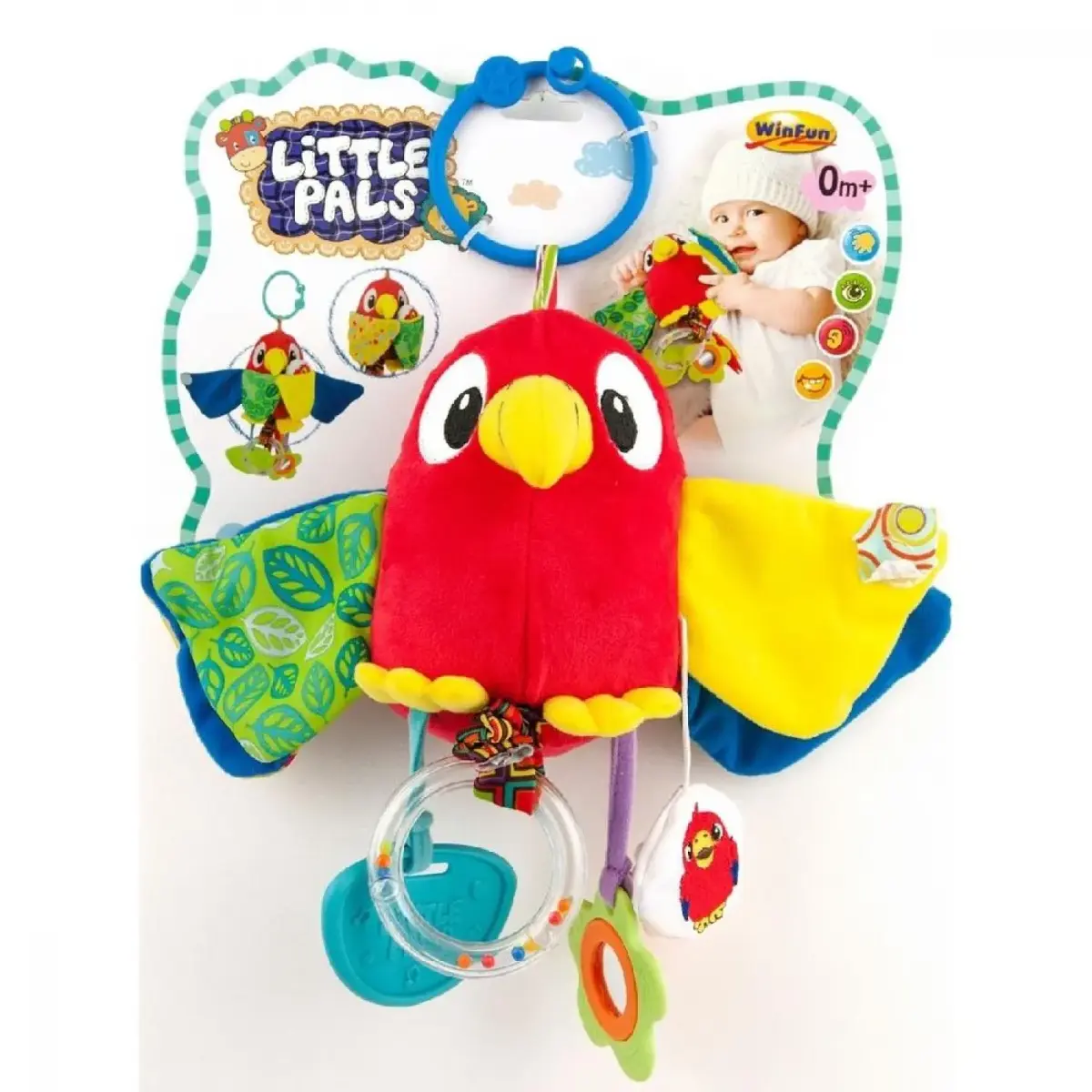 Winfun Peluş Tireşimli Sevimli Papağan