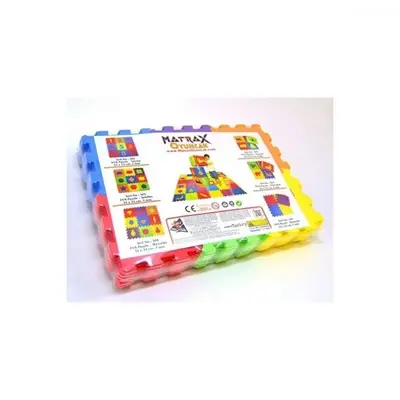 Eva Puzzle Oyun Matı Harfler ve Sayılar 7 mm 12X12 cm