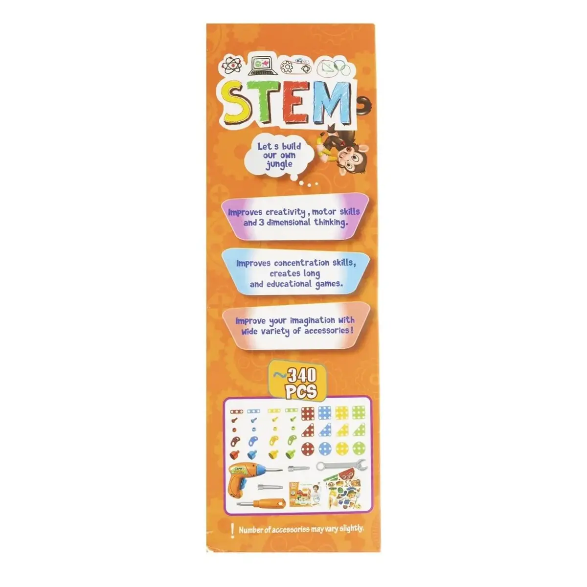 Eğitici Matkap Seti Çiflik Hayvanları 3D Stem Creative