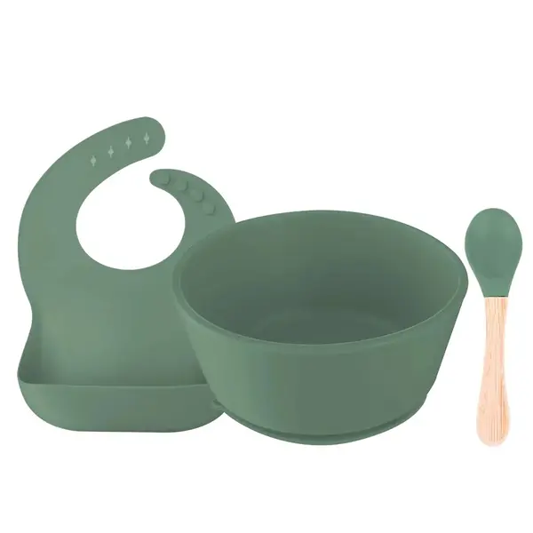 BM Care BLW Beslenme Seti Yeşil