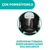 Chicco Mysa Çift Yönlü Bebek Arabası Black Satın