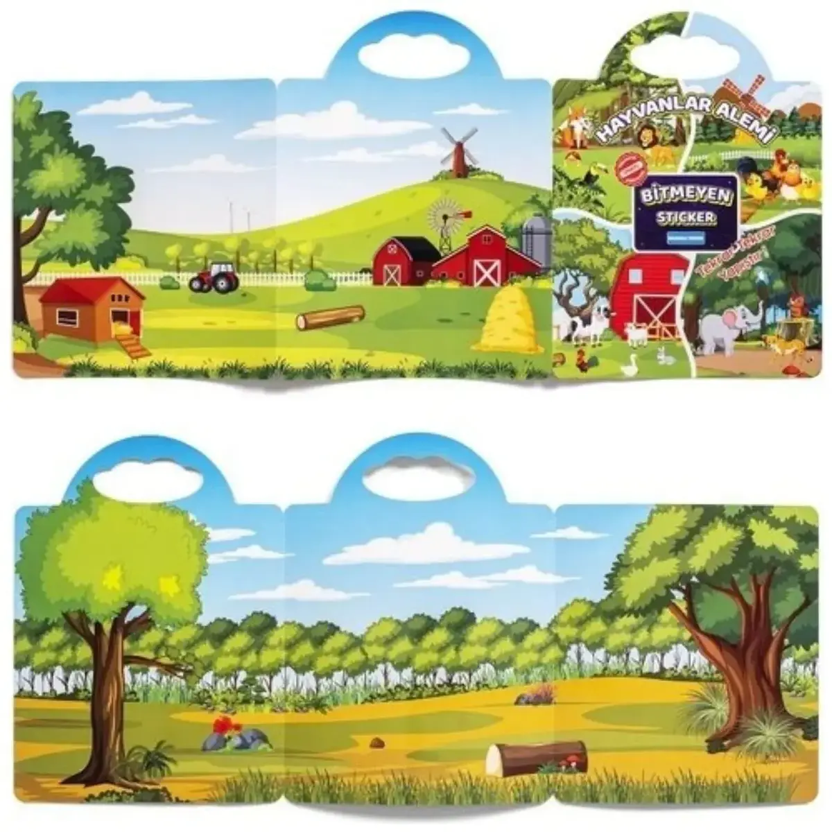 Bitmeyen Sticker Kitabım Hayvanlar