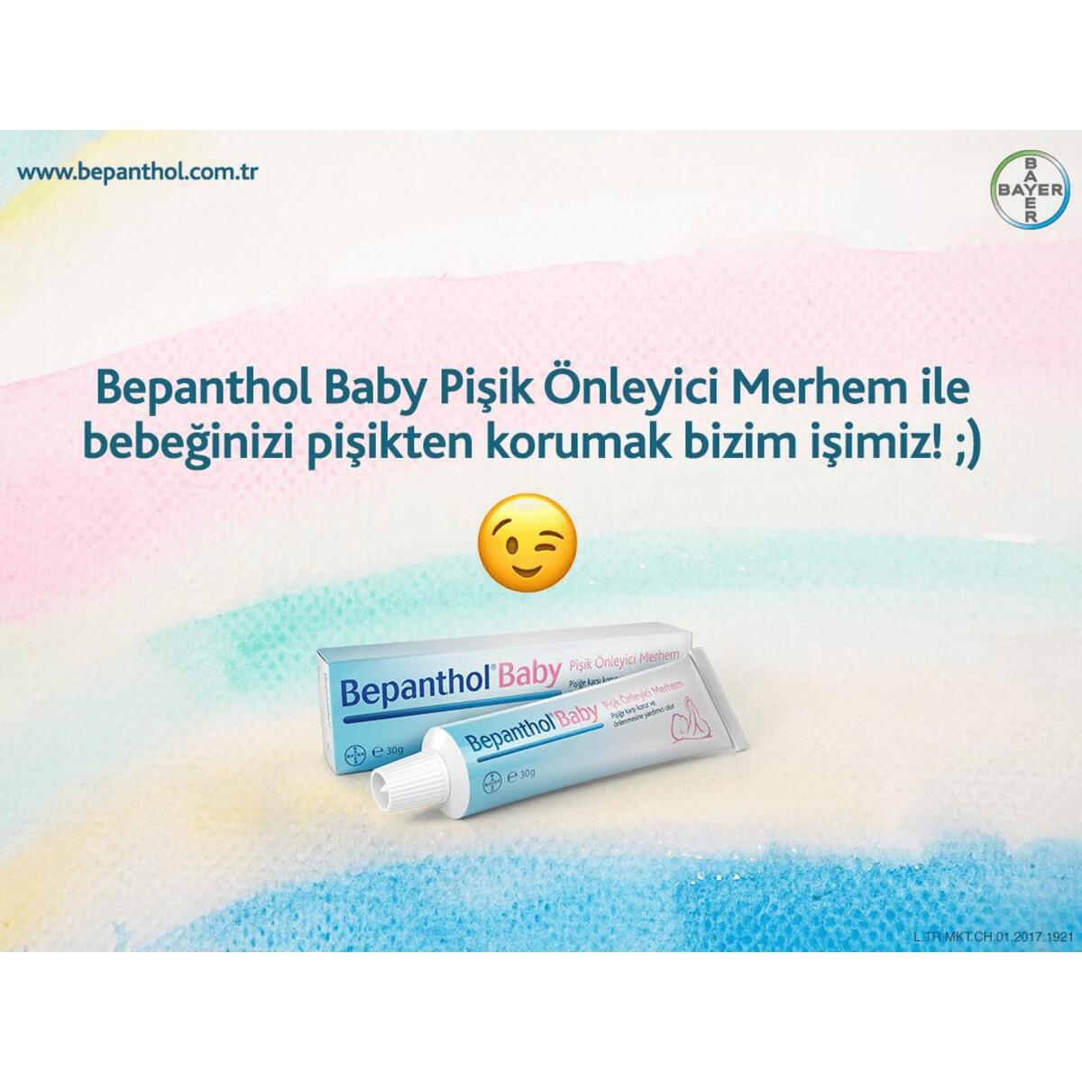 Bepanthol Baby Pişik Önlemeye Yardımcı Merhem 100 gr x 2 Adet