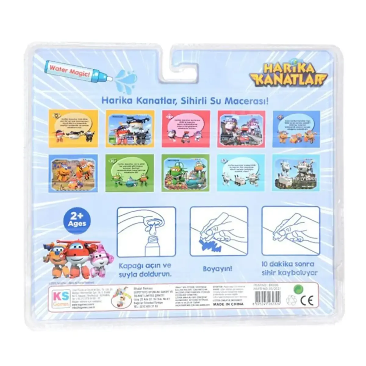 Sihirli Boyama Kitabı Harika Kanatlar 