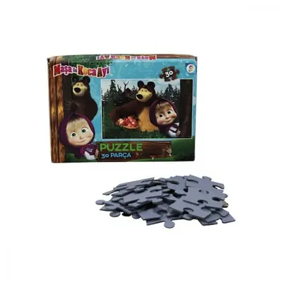 Laço Kids Parça Kutu Puzzle Maşa Koca Ayı 30 Parça