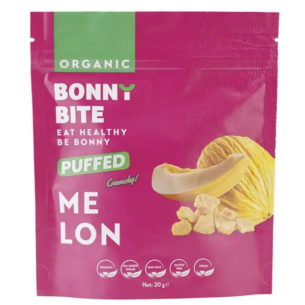 Bonny Bite Puffed Organik Kavun Cipsi 20 gr
