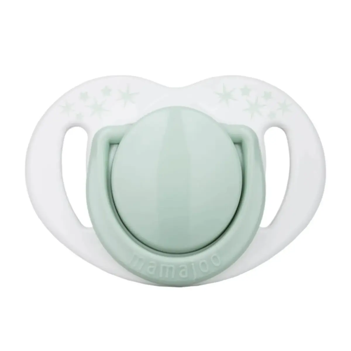 Mamajoo Silikon Emzik 2li & Sterilizasyon Saklama Kutusu 6+ Ay Powder Green