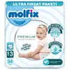 Molfix Premium Bebek Bezi 3 Numara Midi 94lü Ultra Fırsat Paketi