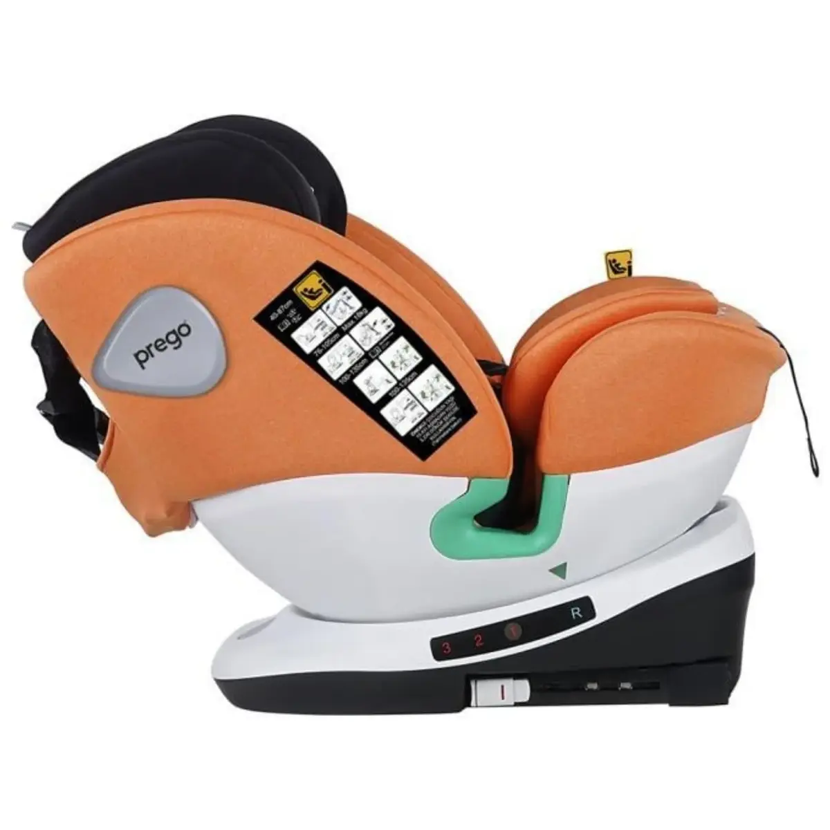 Prego Q9000 Cosmofıx I-Size Oto Koltuğu 0-36 Kg Turuncu