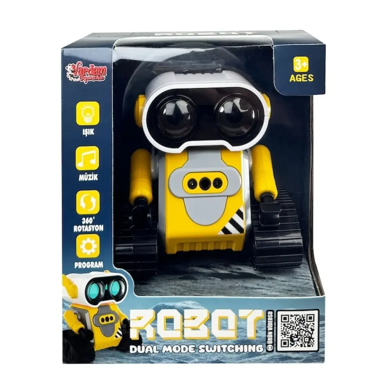 Vardem Uzaktan Kumandalı Full Fonksiyon Şarjlı 2.4G Robot-Araba