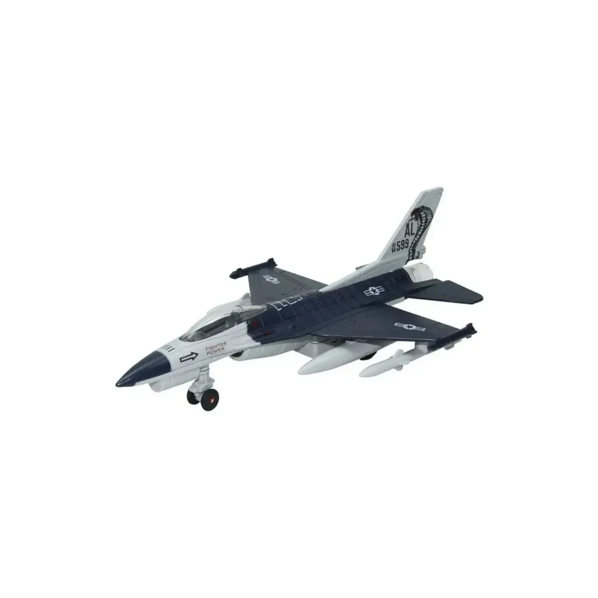 Vardem Çek Bırak AL-599 Metal Savaş Uçağı 1:72 