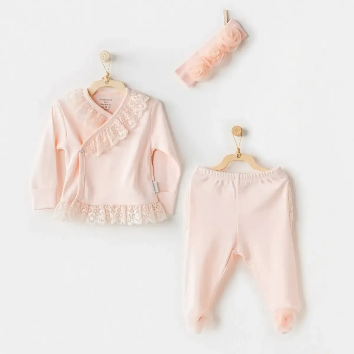 Andy Wawa Zıbın Takımı 3lü Chic Girl Somon Andy Wawa Zıbın Takımı 3lü Chic Girl Somon