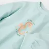 Bibaby Organik Sweatshirt Save The Seahorse Bej - Mint