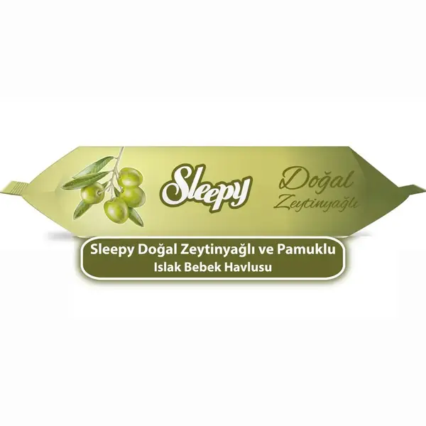 Sleepy Zeytinyağı Islak Mendil 25li