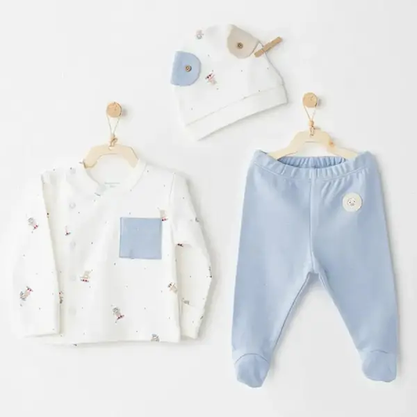 Andy Wawa Zıbın Takımı 3lü Rainbow Mavi