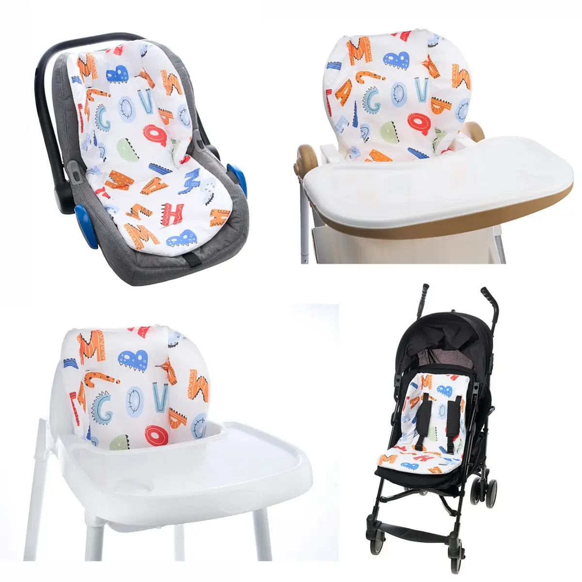 Safemom 4 in 1 Çok Amaçlı Minder Harfler Safemom 4 in 1 Çok Amaçlı Minder Harfler